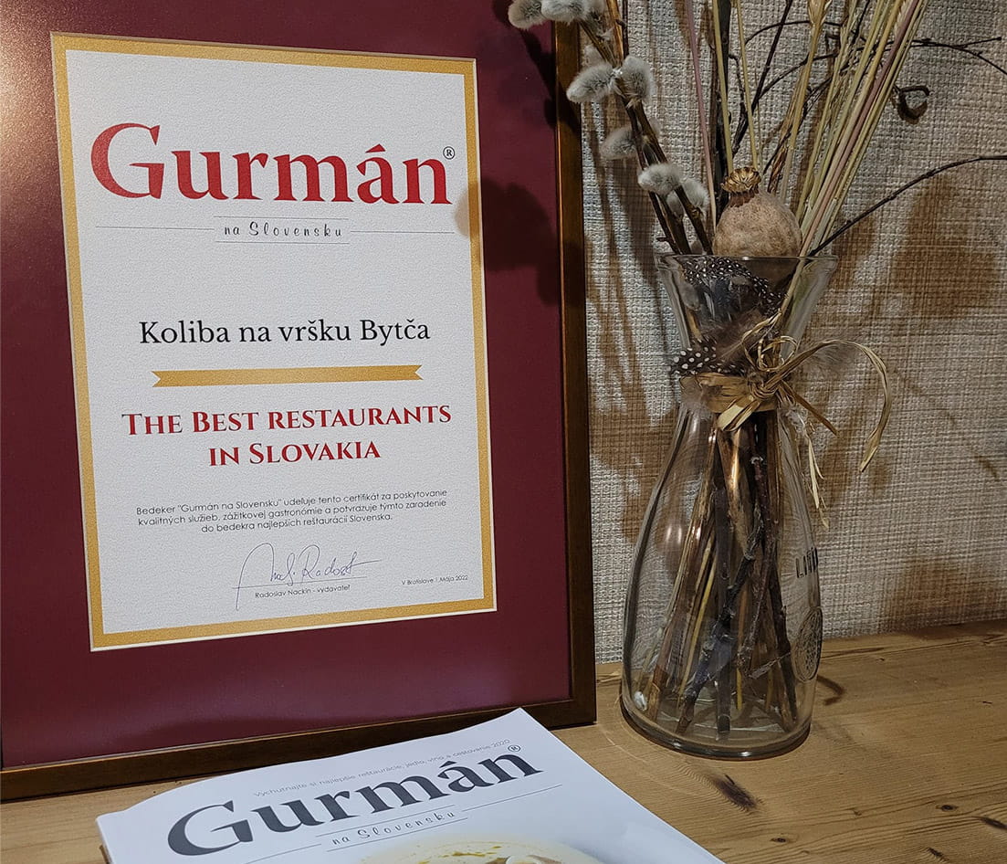 Gurmán na Slovensku ocenenie